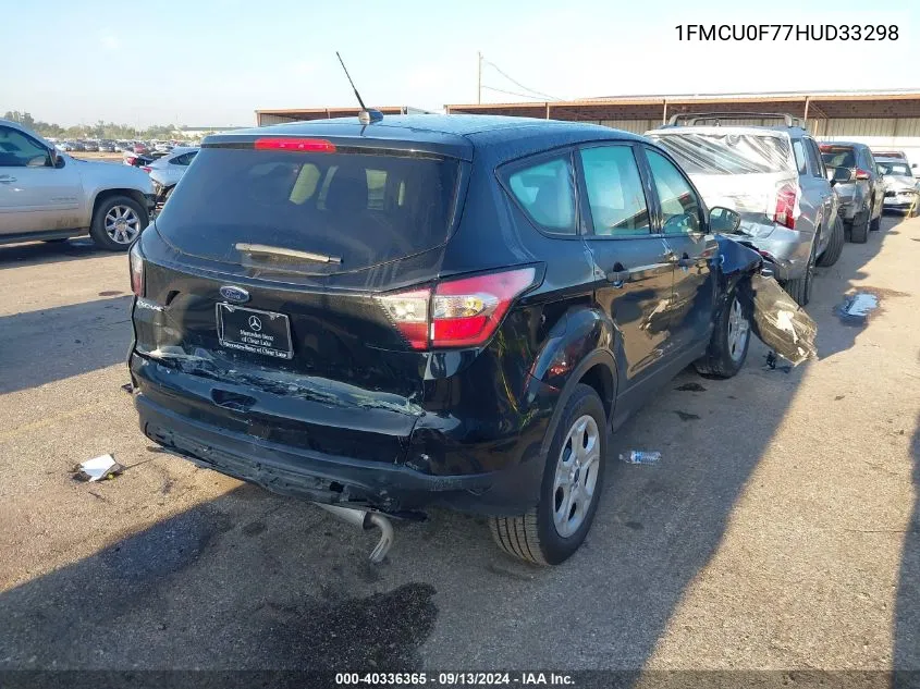 2017 Ford Escape S VIN: 1FMCU0F77HUD33298 Lot: 40336365