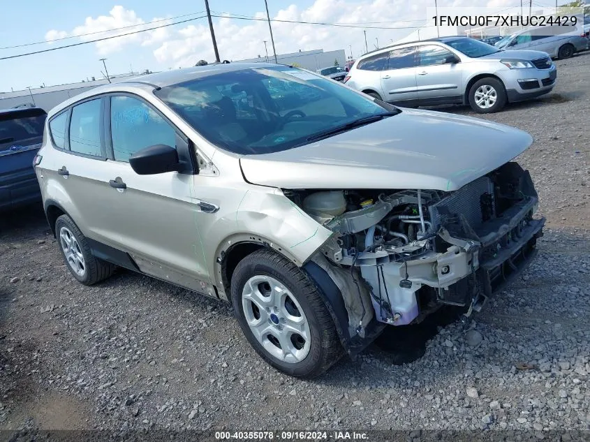 2017 Ford Escape S VIN: 1FMCU0F7XHUC24429 Lot: 40355078