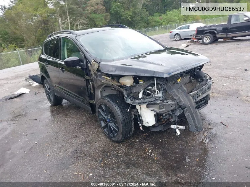 2017 Ford Escape Se VIN: 1FMCU0GD9HUC86537 Lot: 40358591