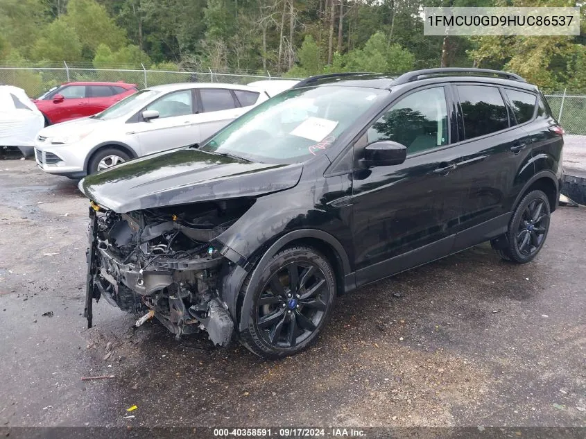 2017 Ford Escape Se VIN: 1FMCU0GD9HUC86537 Lot: 40358591