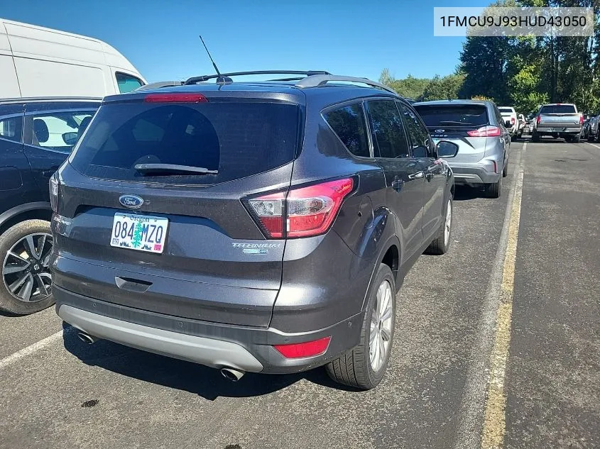 2017 Ford Escape Titanium VIN: 1FMCU9J93HUD43050 Lot: 40359367