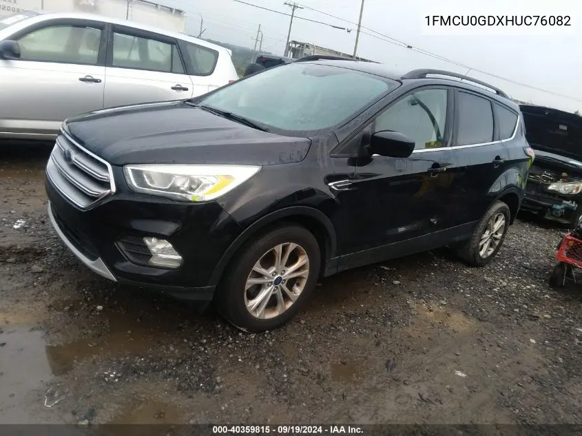 1FMCU0GDXHUC76082 2017 Ford Escape Se