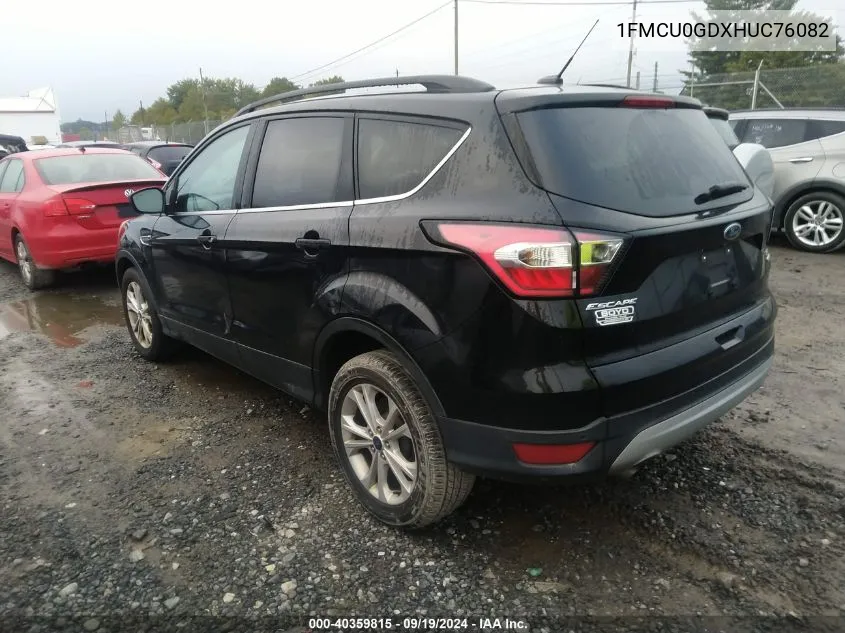 1FMCU0GDXHUC76082 2017 Ford Escape Se