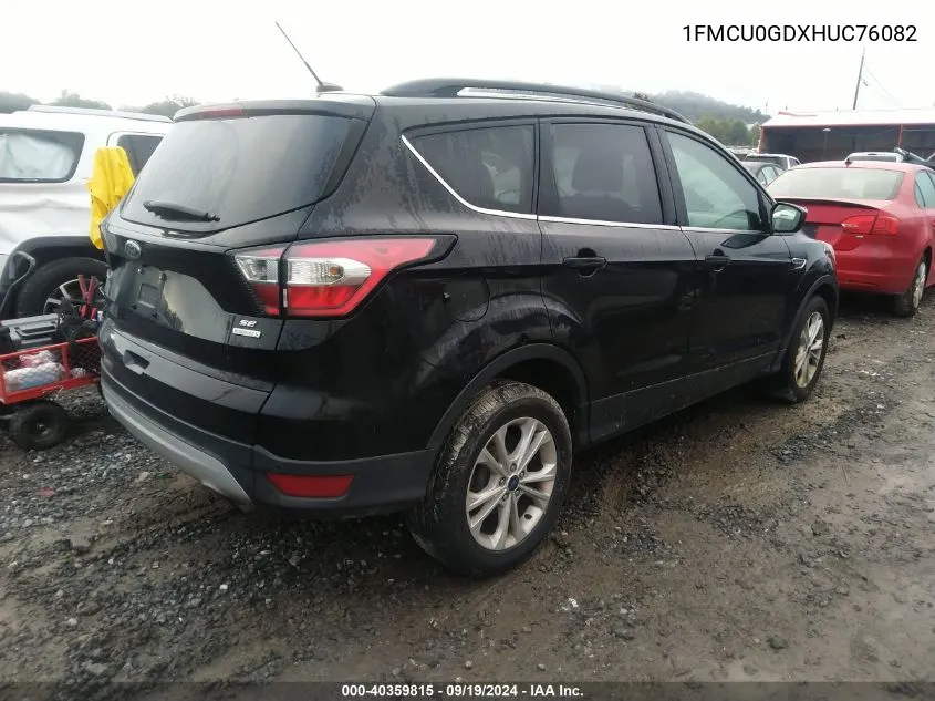 1FMCU0GDXHUC76082 2017 Ford Escape Se