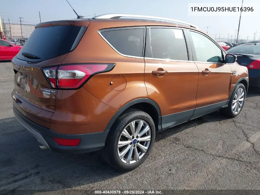 2017 Ford Escape Titanium VIN: 1FMCU0J95HUE16396 Lot: 40684424