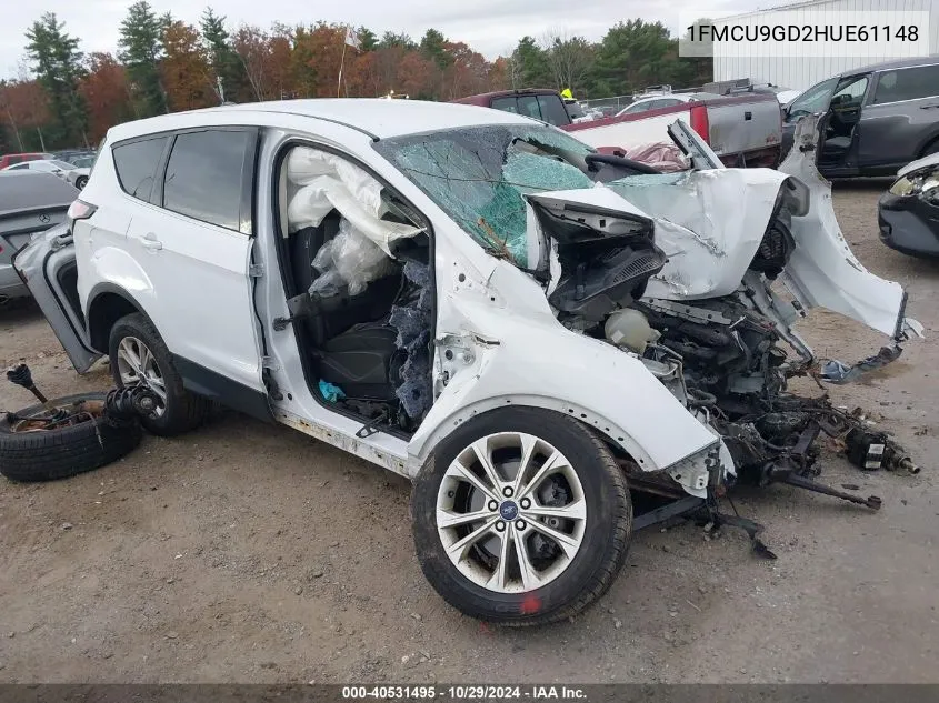 2017 Ford Escape Se VIN: 1FMCU9GD2HUE61148 Lot: 40531495