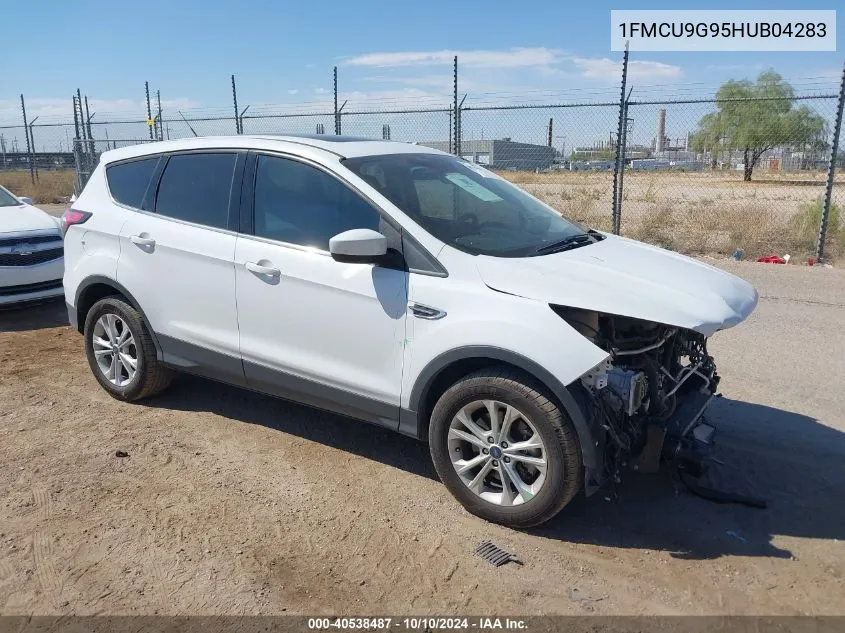 2017 Ford Escape Se VIN: 1FMCU9G95HUB04283 Lot: 40538487