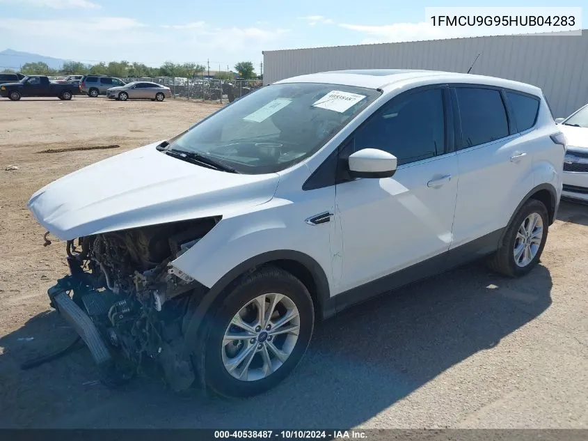 2017 Ford Escape Se VIN: 1FMCU9G95HUB04283 Lot: 40538487