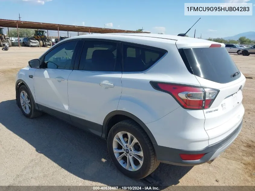 2017 Ford Escape Se VIN: 1FMCU9G95HUB04283 Lot: 40538487