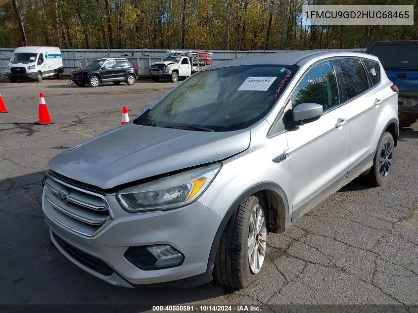 2017 Ford Escape Se VIN: 1FMCU9GD2HUC68465 Lot: 40550591