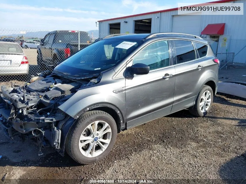 2017 Ford Escape Se VIN: 1FMCU9G91HUE99708 Lot: 40551688