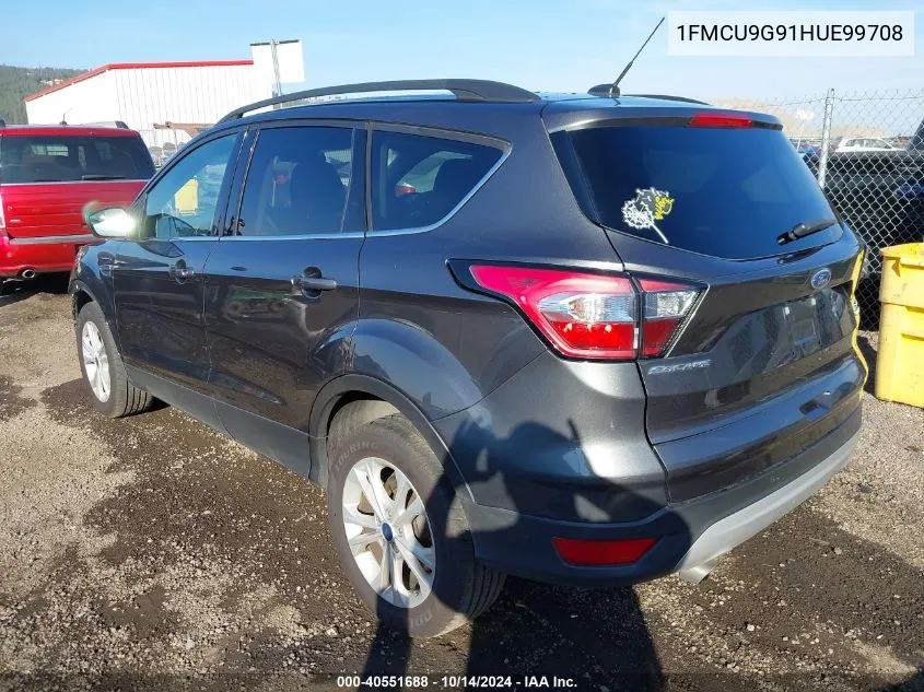 2017 Ford Escape Se VIN: 1FMCU9G91HUE99708 Lot: 40551688