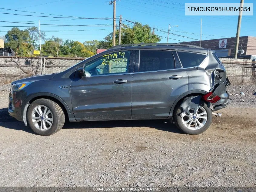 2017 Ford Escape Se VIN: 1FMCU9G95HUB64354 Lot: 40557850