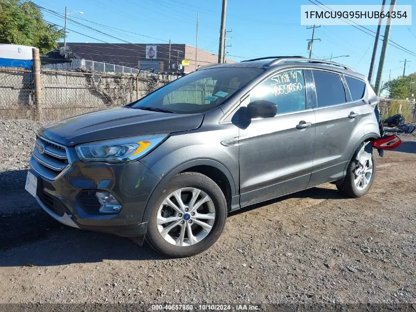 2017 Ford Escape Se VIN: 1FMCU9G95HUB64354 Lot: 40557850