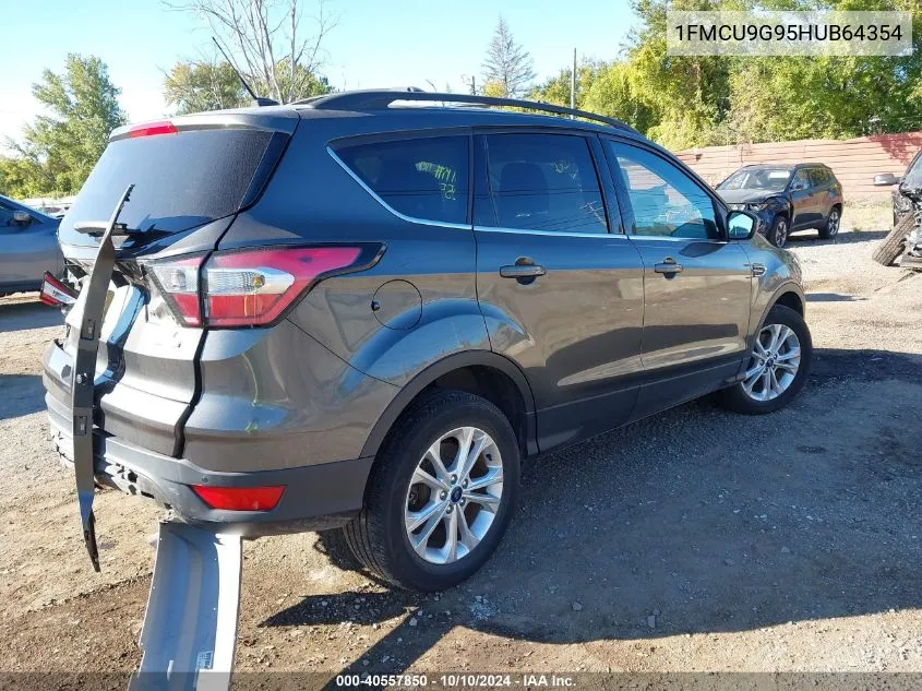 2017 Ford Escape Se VIN: 1FMCU9G95HUB64354 Lot: 40557850