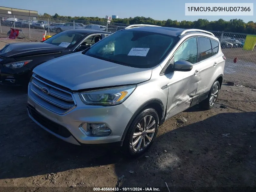 1FMCU9JD9HUD07366 2017 Ford Escape Titanium