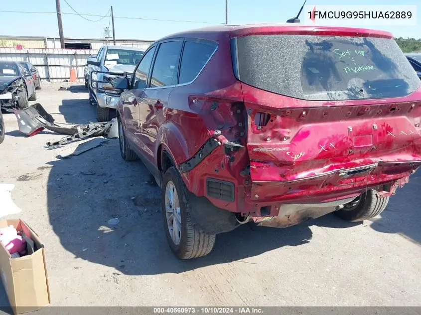 2017 Ford Escape Se VIN: 1FMCU9G95HUA62889 Lot: 40560973