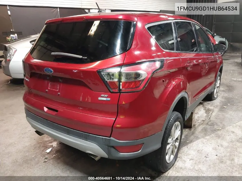 2017 Ford Escape Se VIN: 1FMCU9GD1HUB64534 Lot: 40564681