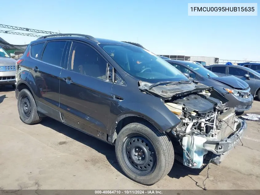 2017 Ford Escape Se VIN: 1FMCU0G95HUB15635 Lot: 40564710