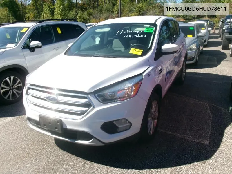 1FMCU0GD6HUD78611 2017 Ford Escape Se