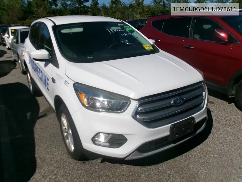 2017 Ford Escape Se VIN: 1FMCU0GD6HUD78611 Lot: 40566908