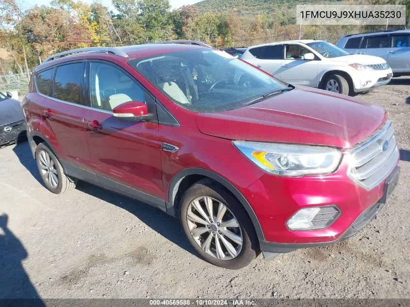 2017 Ford Escape Titanium VIN: 1FMCU9J9XHUA35230 Lot: 40569588