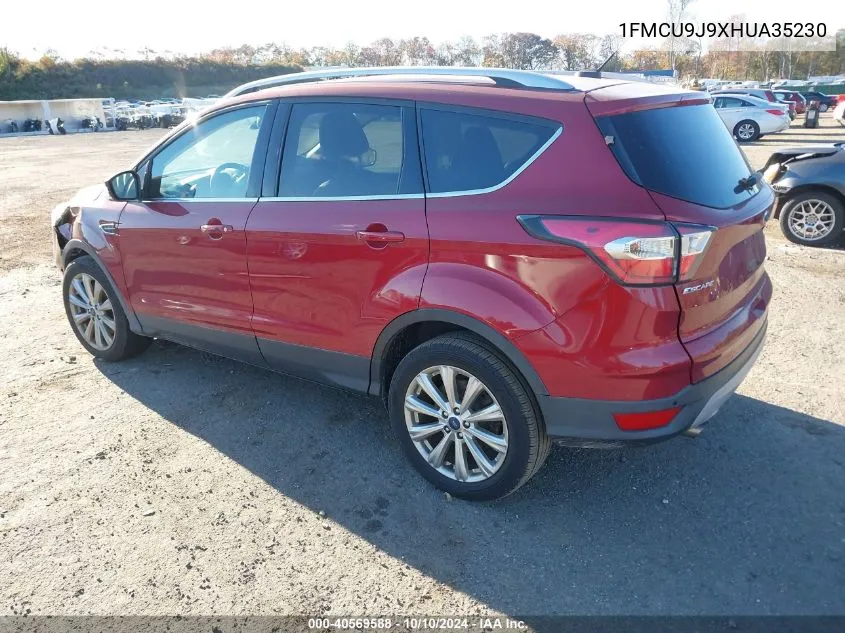 1FMCU9J9XHUA35230 2017 Ford Escape Titanium