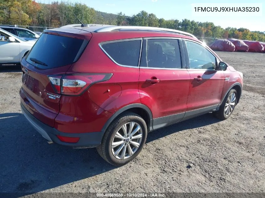 1FMCU9J9XHUA35230 2017 Ford Escape Titanium