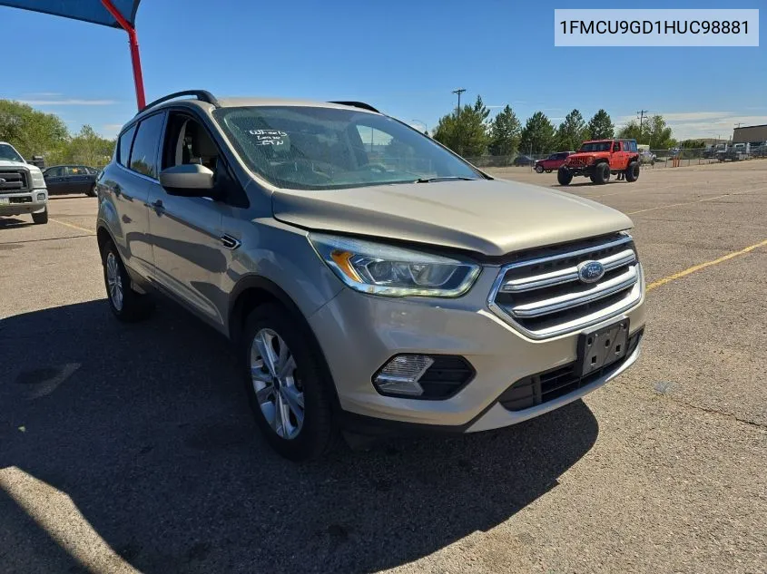 1FMCU9GD1HUC98881 2017 Ford Escape Se