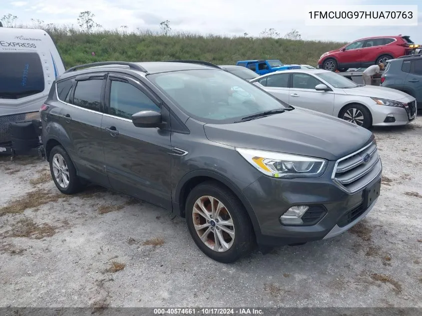 2017 Ford Escape Se VIN: 1FMCU0G97HUA70763 Lot: 40574661