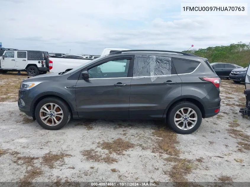 2017 Ford Escape Se VIN: 1FMCU0G97HUA70763 Lot: 40574661