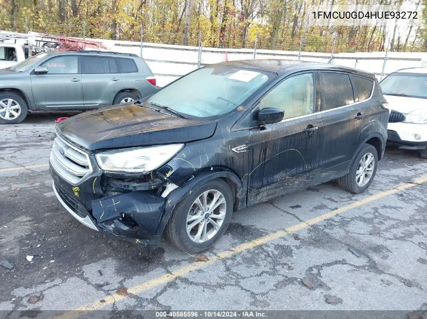 2017 Ford Escape Se VIN: 1FMCU0GD4HUE93272 Lot: 40585596