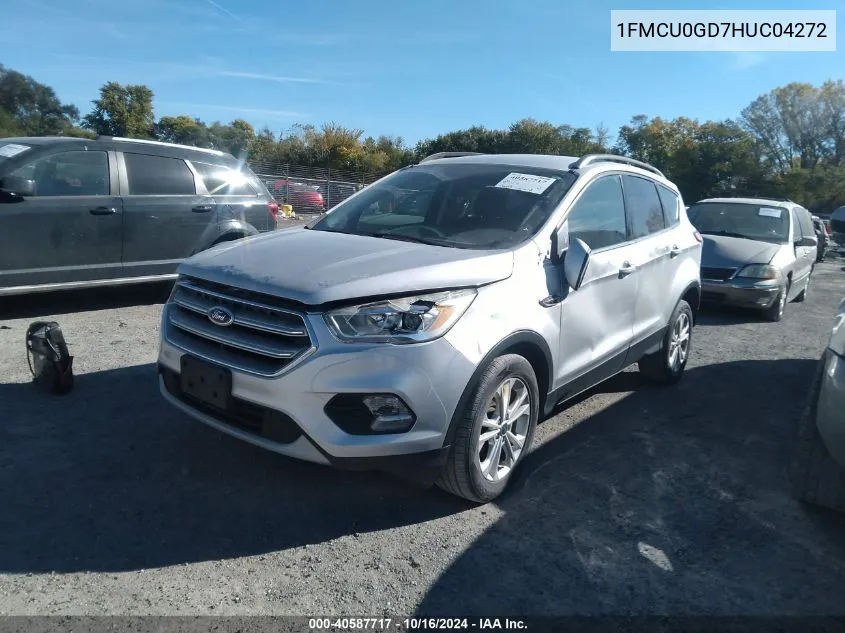 2017 Ford Escape Se VIN: 1FMCU0GD7HUC04272 Lot: 40587717