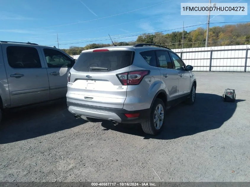 2017 Ford Escape Se VIN: 1FMCU0GD7HUC04272 Lot: 40587717