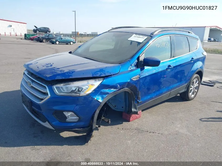 2017 Ford Escape Se VIN: 1FMCU9G90HUC01827 Lot: 40588533