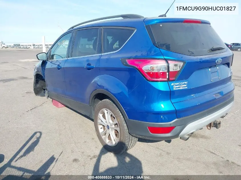 2017 Ford Escape Se VIN: 1FMCU9G90HUC01827 Lot: 40588533