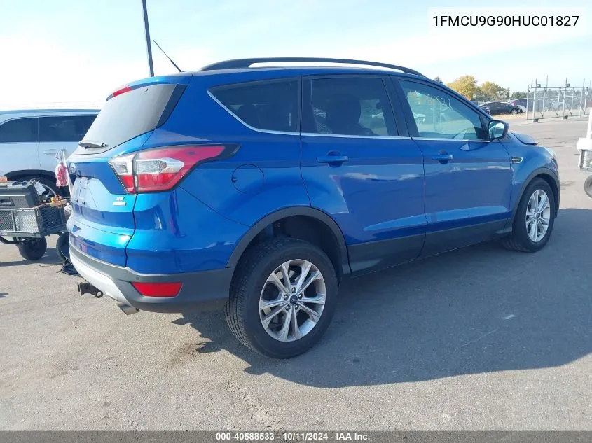 2017 Ford Escape Se VIN: 1FMCU9G90HUC01827 Lot: 40588533