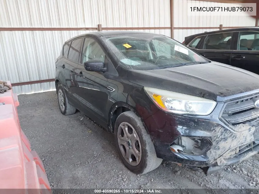 2017 Ford Escape S VIN: 1FMCU0F71HUB79073 Lot: 40590265