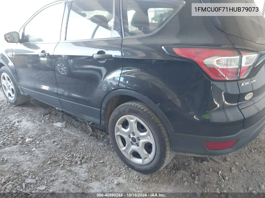 2017 Ford Escape S VIN: 1FMCU0F71HUB79073 Lot: 40590265