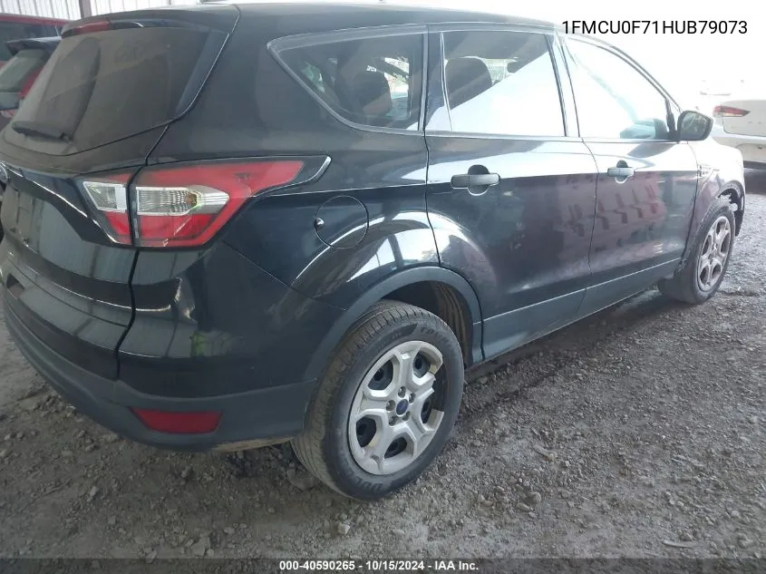 2017 Ford Escape S VIN: 1FMCU0F71HUB79073 Lot: 40590265