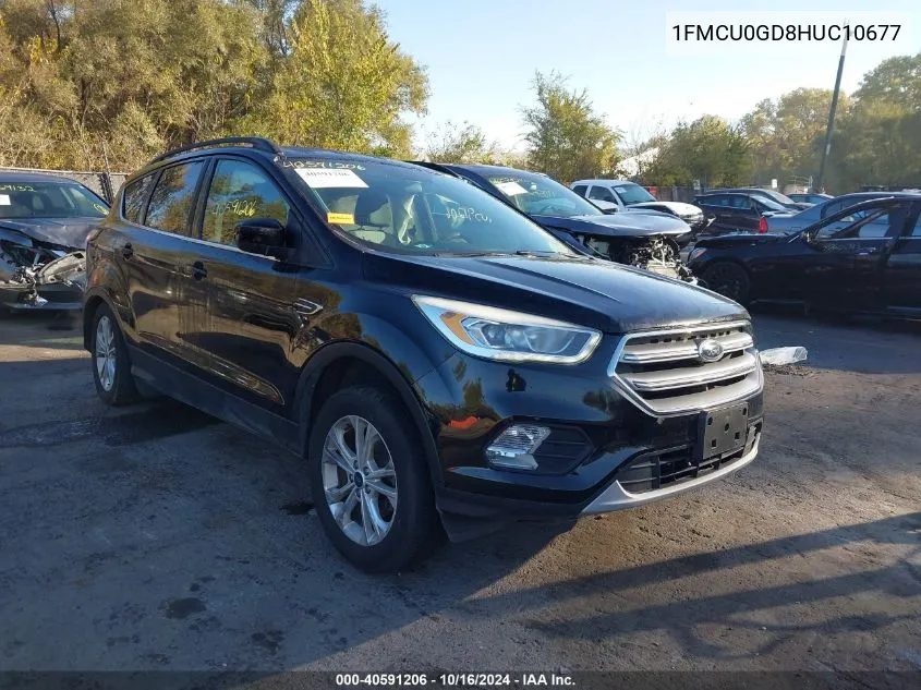 2017 Ford Escape Se VIN: 1FMCU0GD8HUC10677 Lot: 40591206