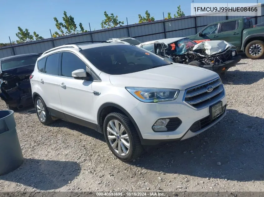 2017 Ford Escape Titanium VIN: 1FMCU9J99HUE08466 Lot: 40593695