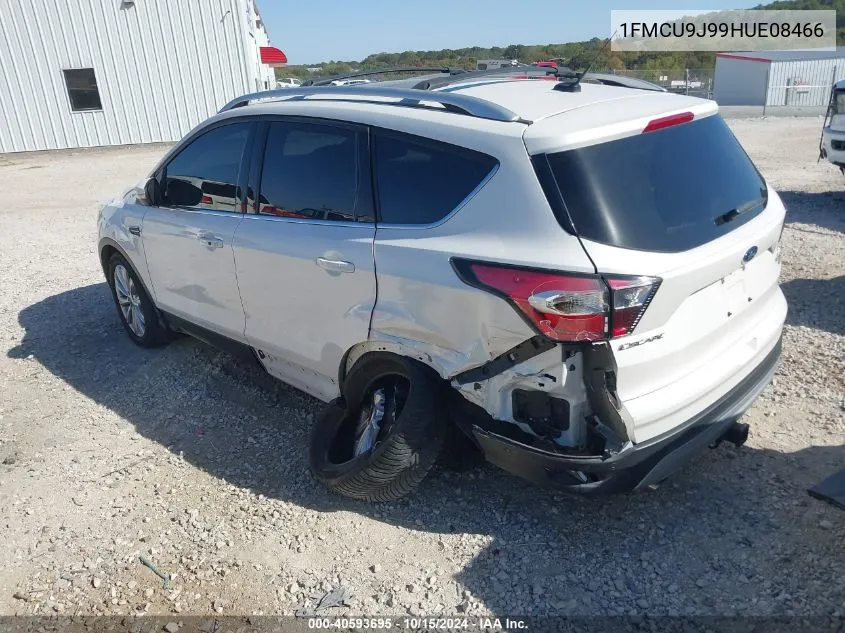 2017 Ford Escape Titanium VIN: 1FMCU9J99HUE08466 Lot: 40593695