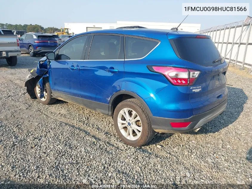 2017 Ford Escape Se VIN: 1FMCU0G98HUC81566 Lot: 40595181