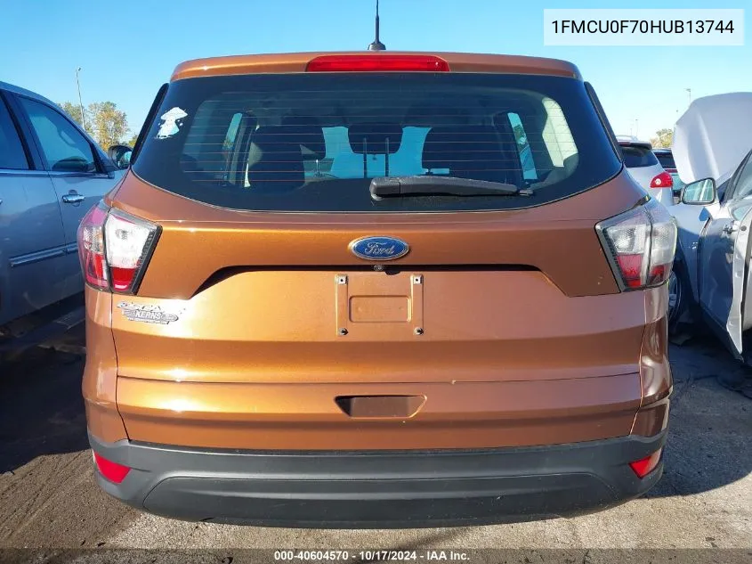 2017 Ford Escape S VIN: 1FMCU0F70HUB13744 Lot: 40604570