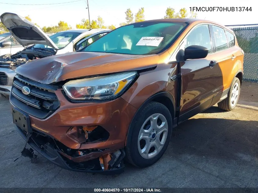 2017 Ford Escape S VIN: 1FMCU0F70HUB13744 Lot: 40604570