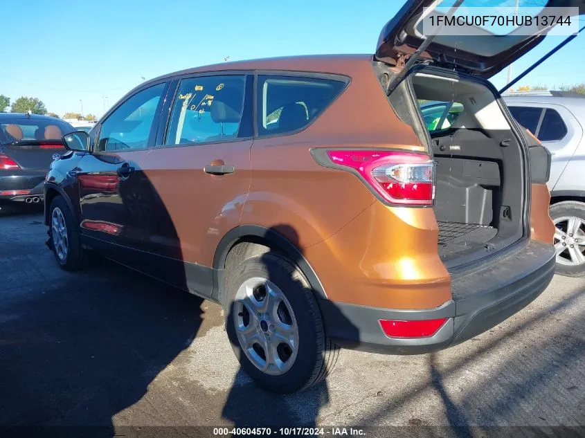 2017 Ford Escape S VIN: 1FMCU0F70HUB13744 Lot: 40604570