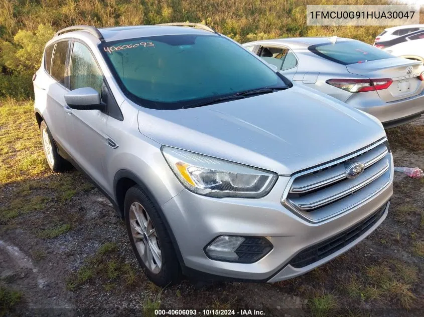 2017 Ford Escape Se VIN: 1FMCU0G91HUA30047 Lot: 40606093