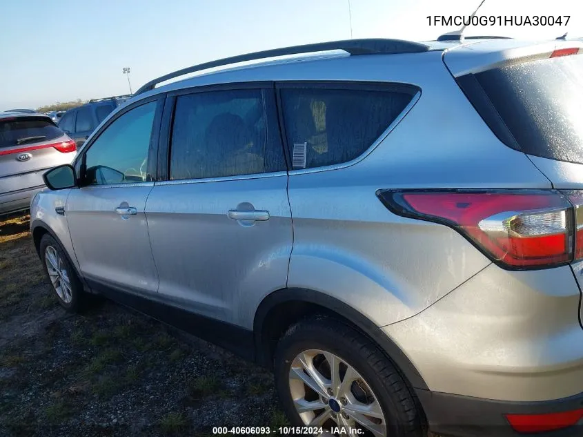 2017 Ford Escape Se VIN: 1FMCU0G91HUA30047 Lot: 40606093