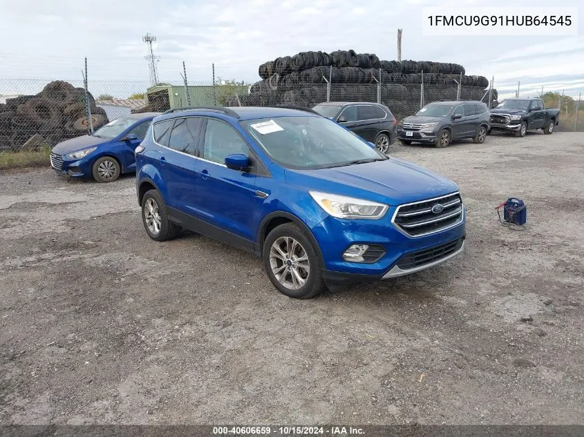 2017 Ford Escape Se VIN: 1FMCU9G91HUB64545 Lot: 40606659